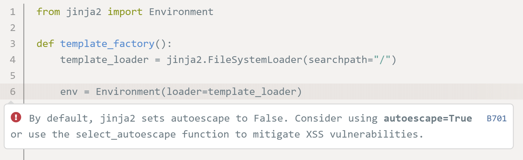 Codeac Cross Site Scripting detection
